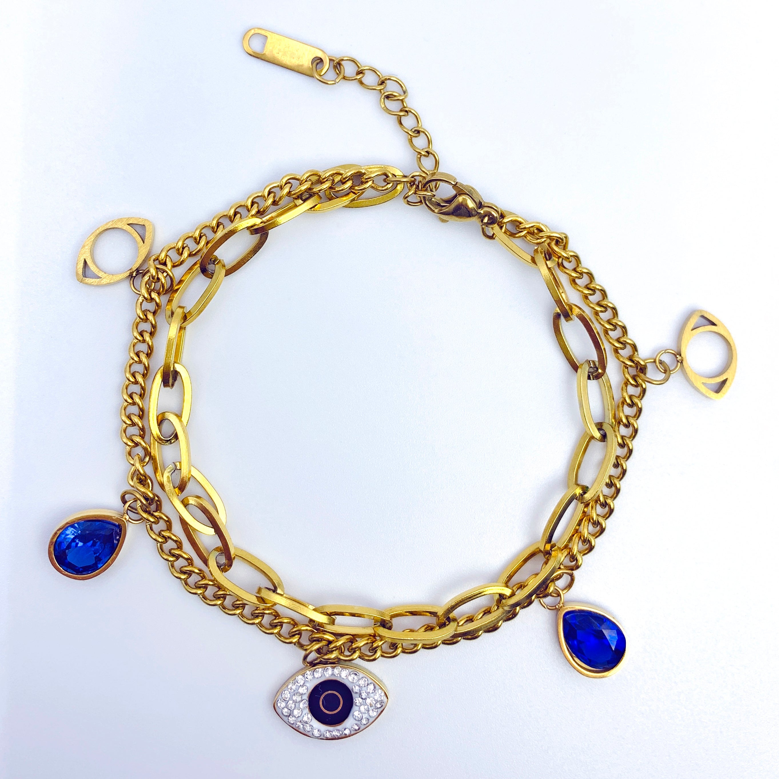 Eye Double Layered Bracelet