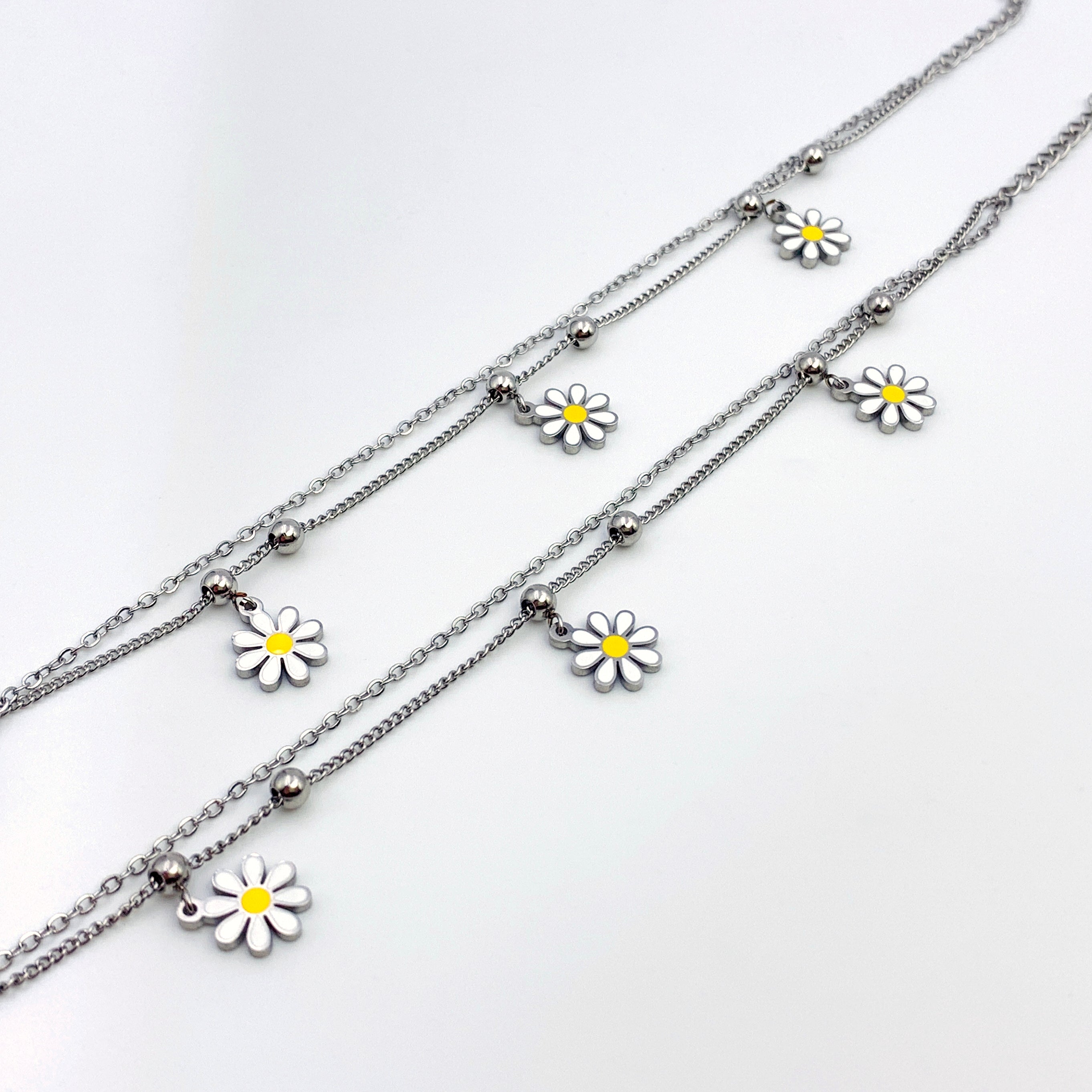 Daisy Charm Bracelet