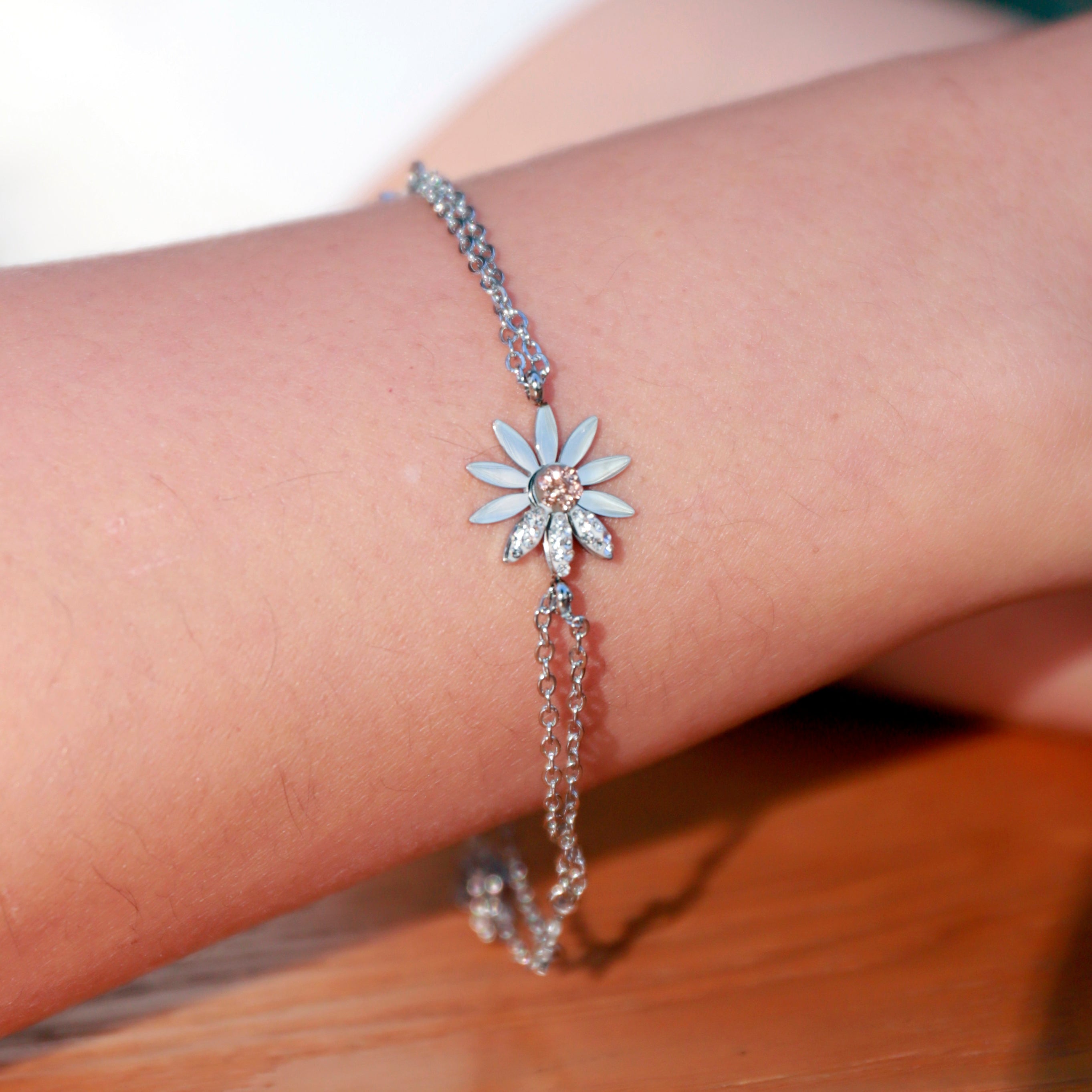 Flower Charm Bracelet