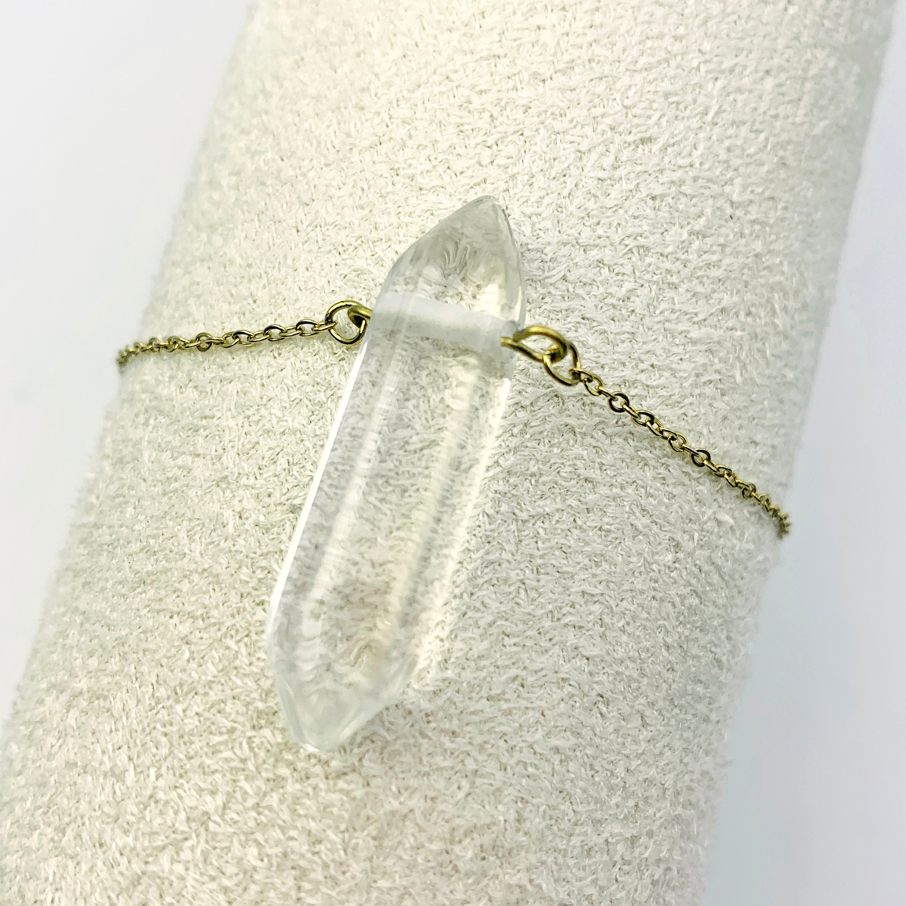 Quartz Point Bracelet