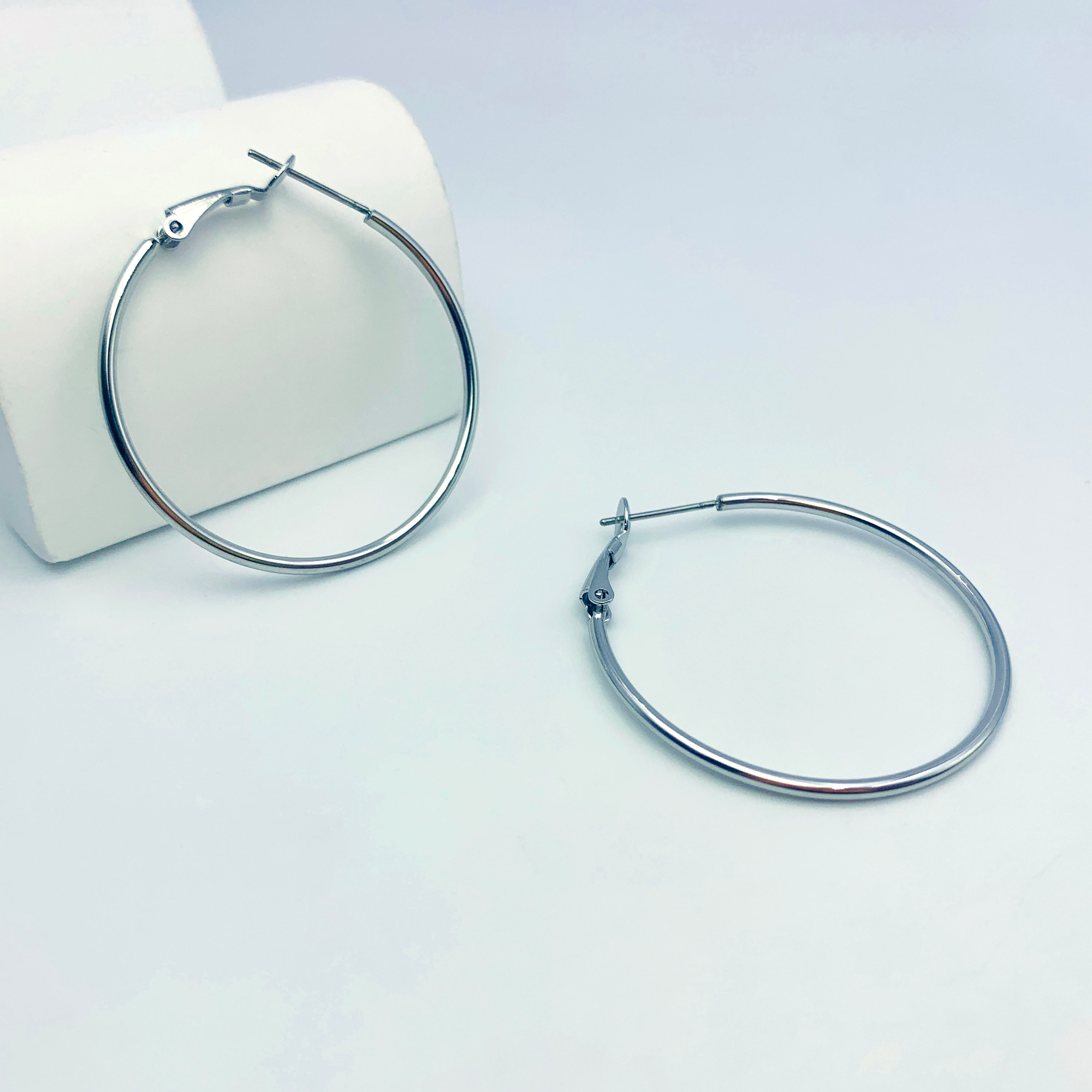 Everyday Silver Hoops