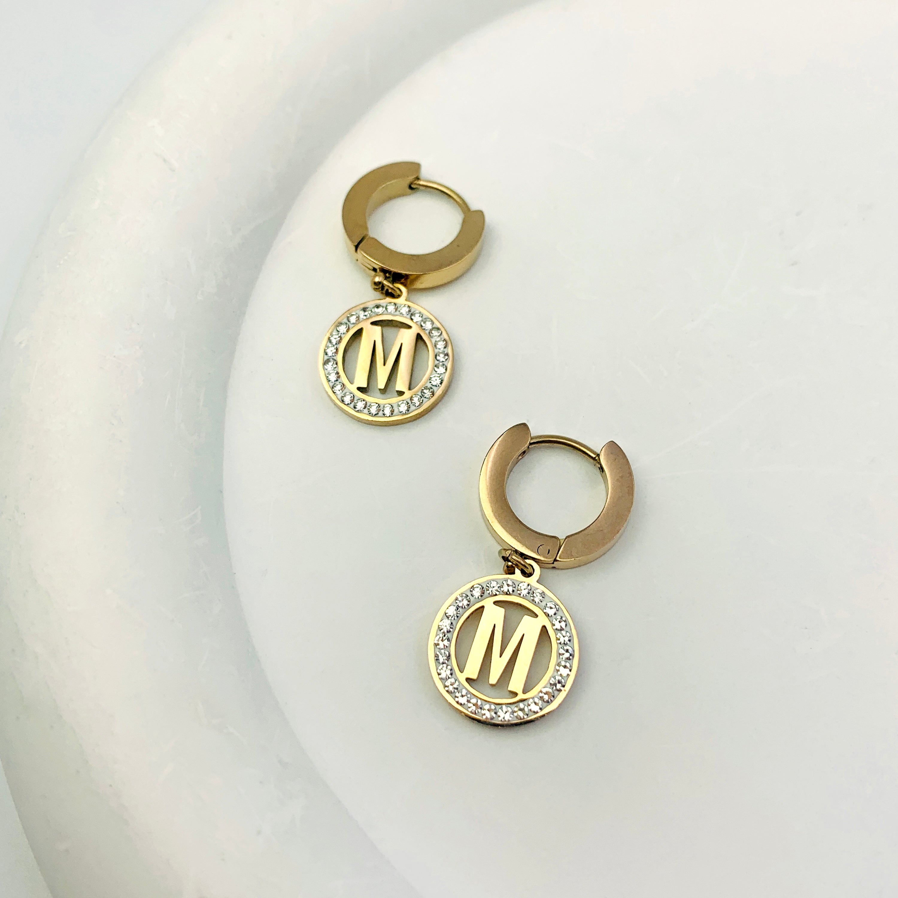 Monogram Sparkle Earrings