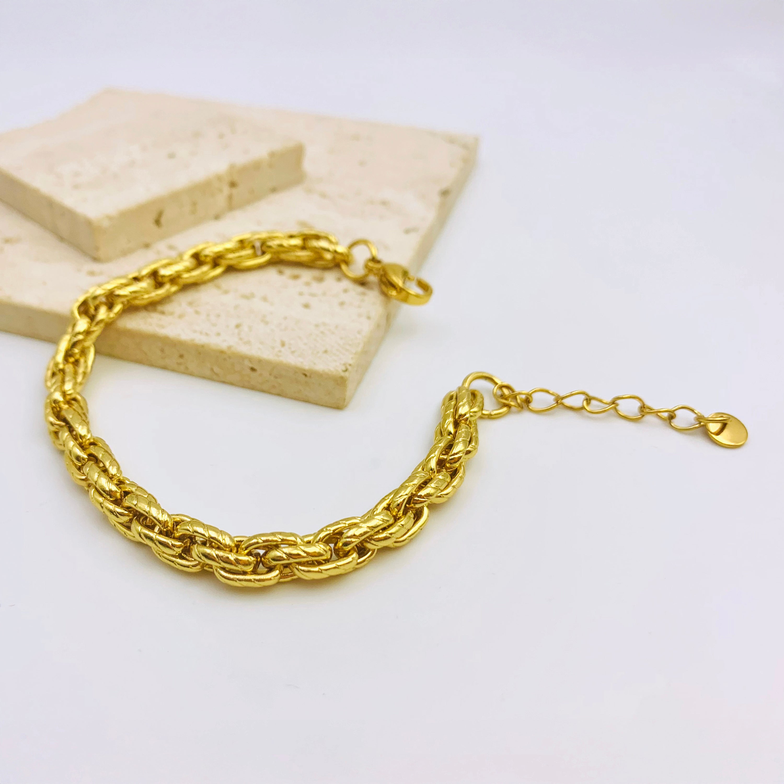 Golden Twist Bracelet