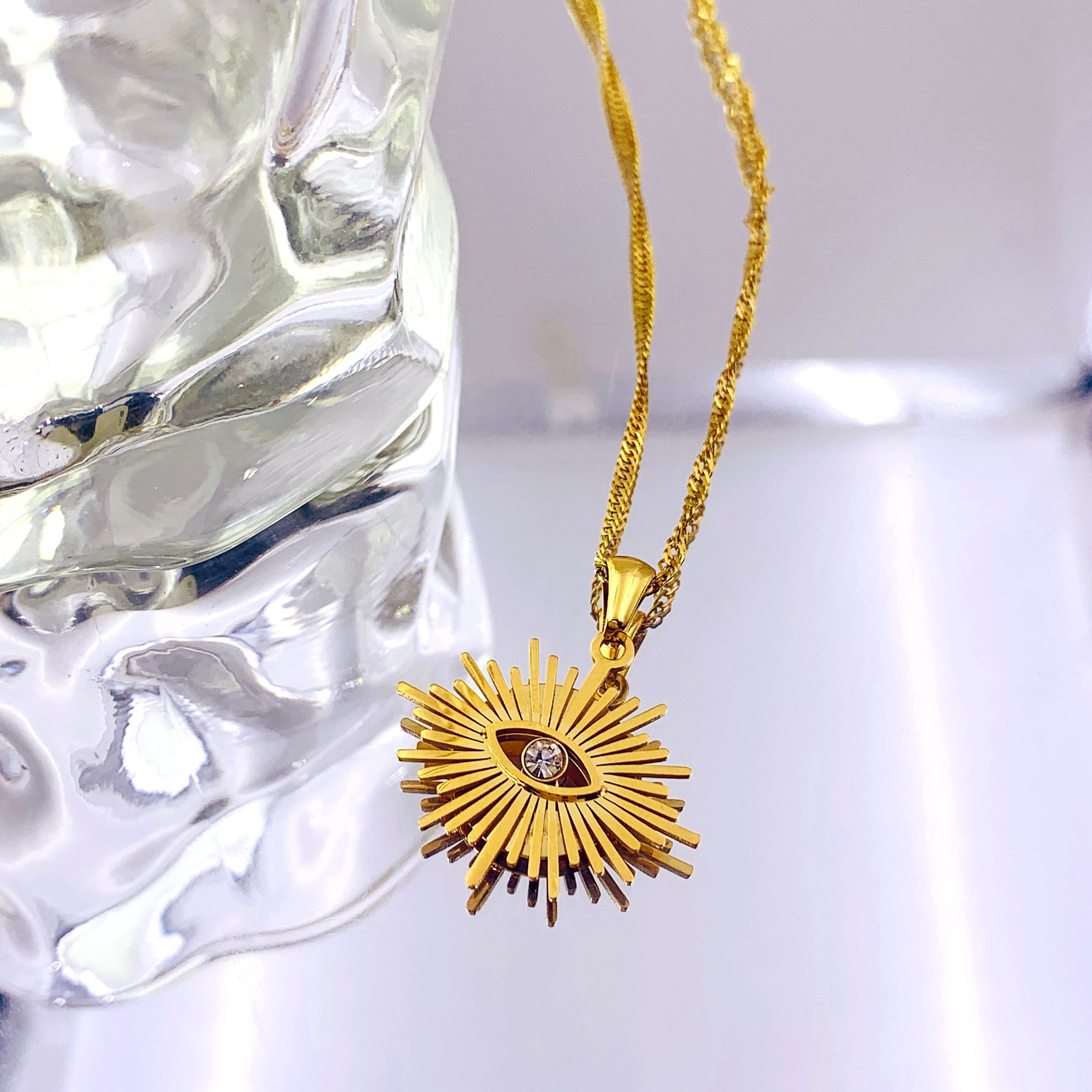 Sun & Eye Harmony Necklace