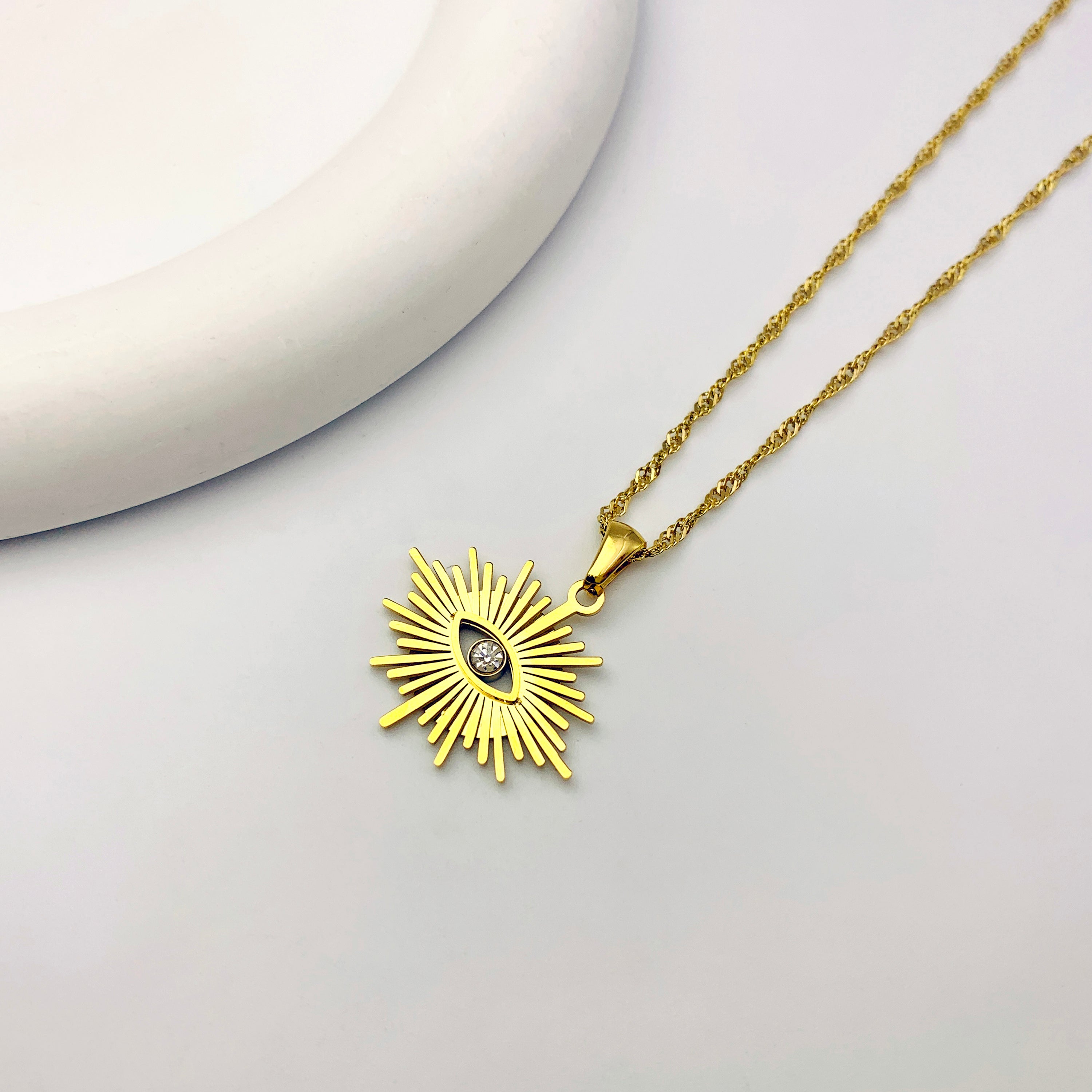 Sun & Eye Harmony Necklace