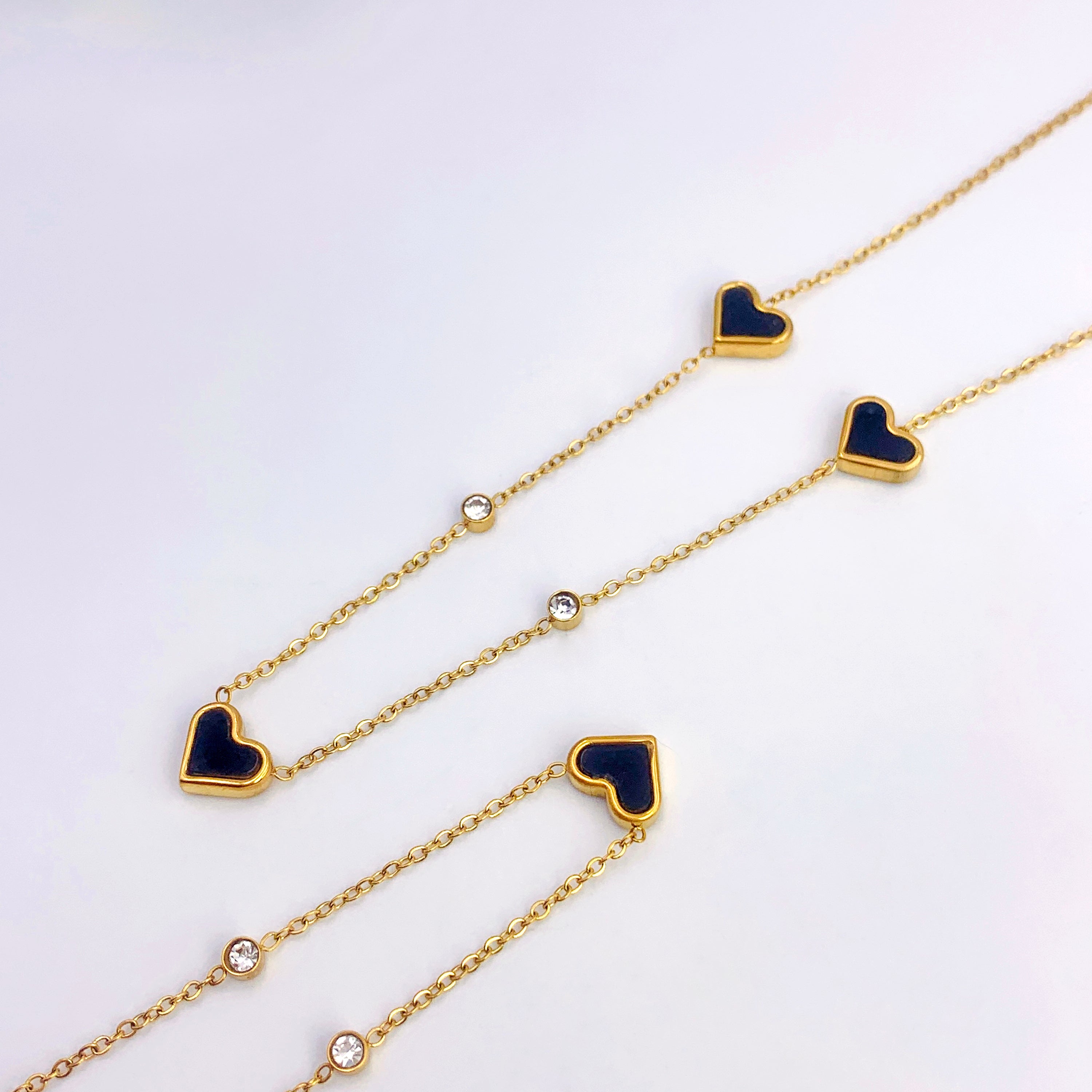 Black Heart Necklace