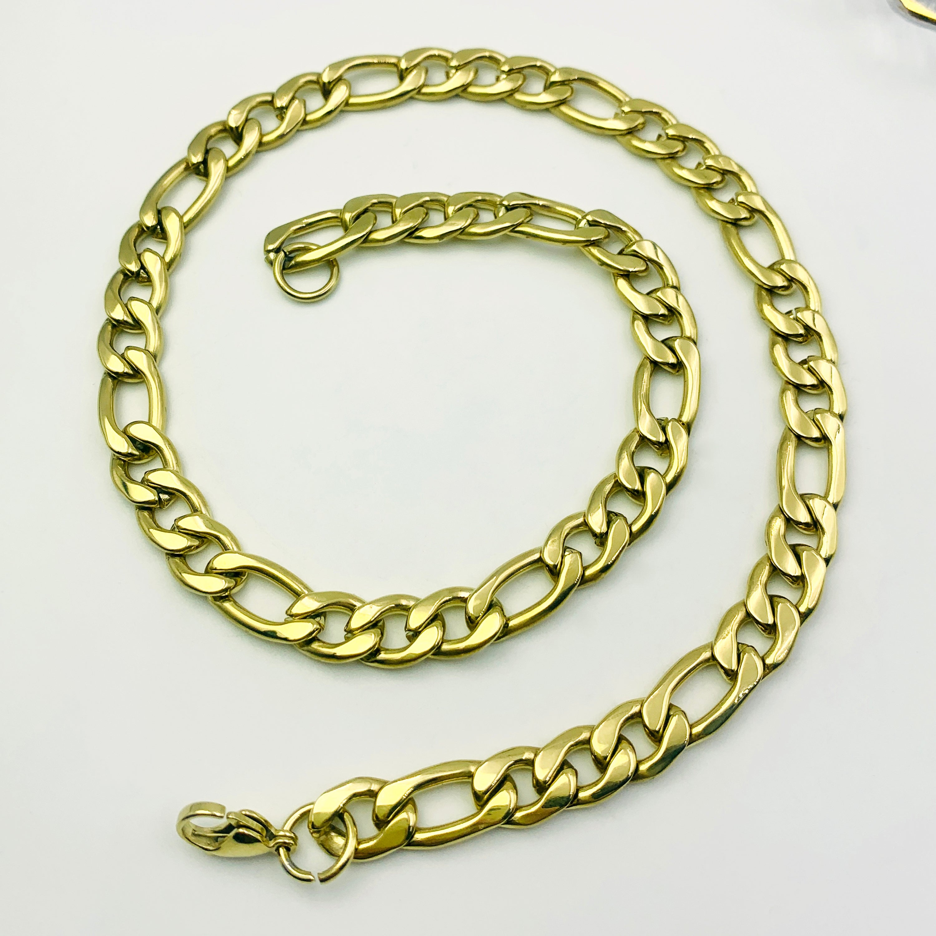 Bold Figaro Chain  Bracelet