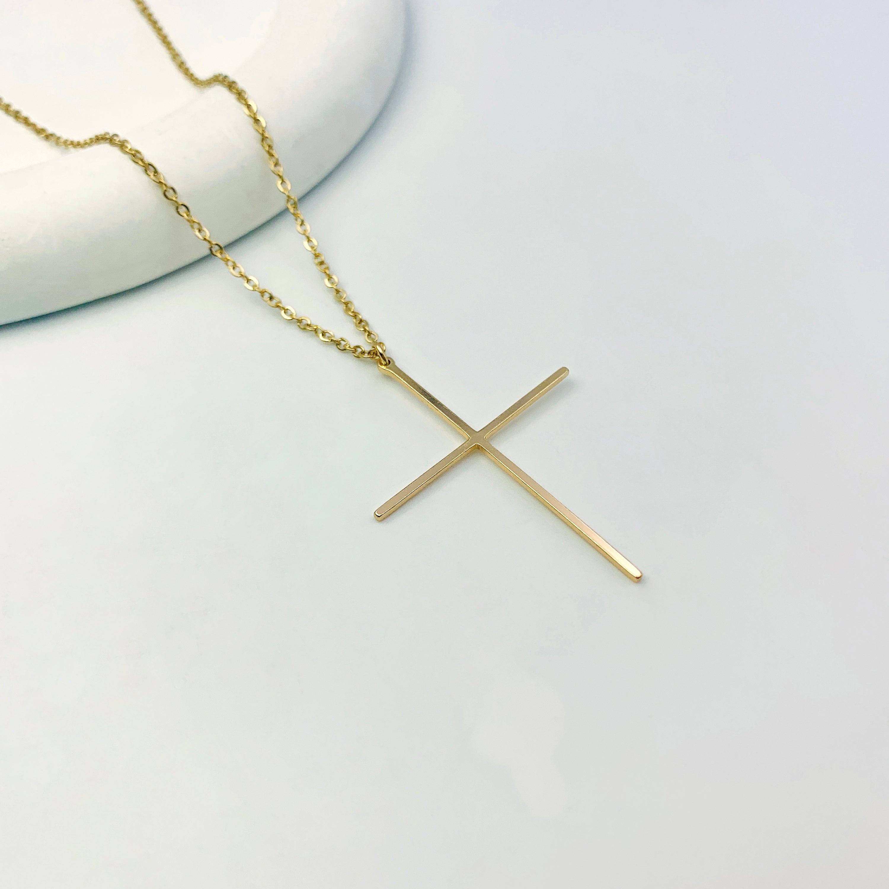 Minimalist Cross Necklace