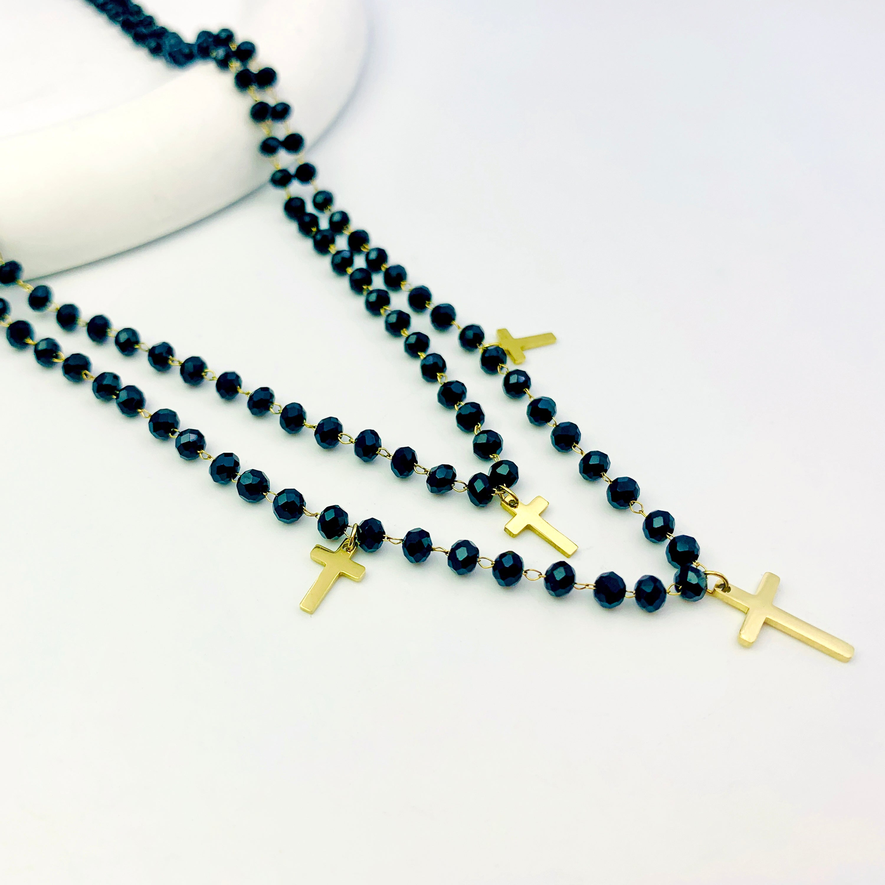 Beaded Cross Necklace