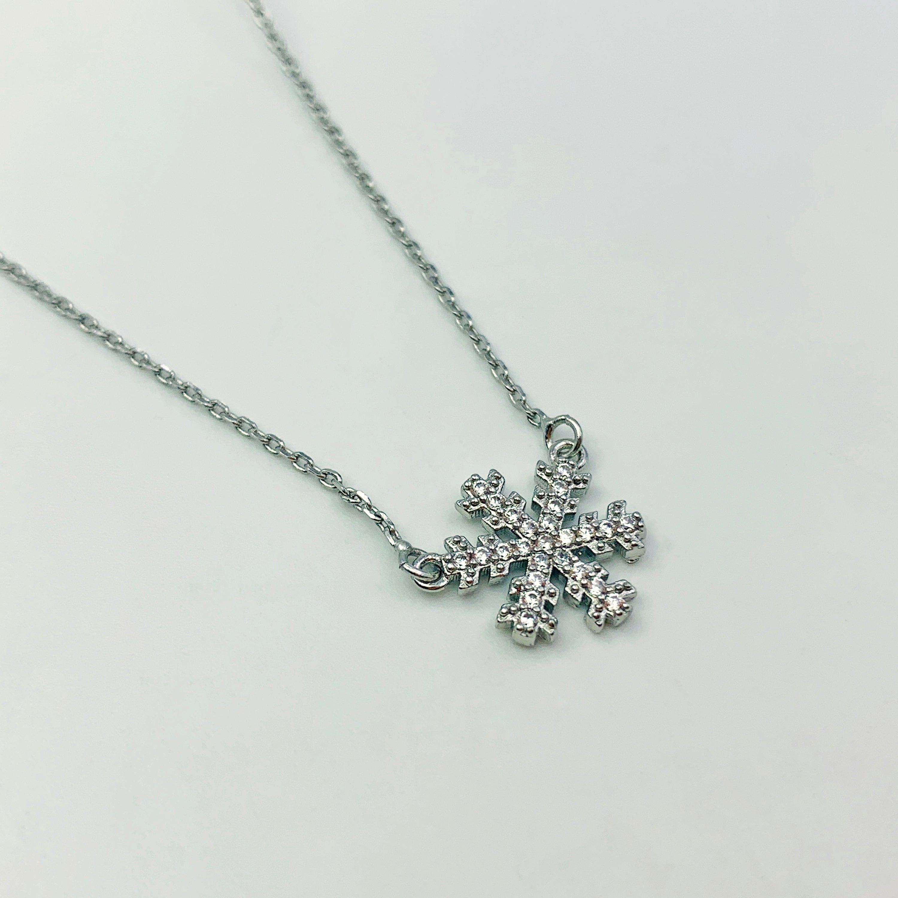 Silver Snowflake Necklace