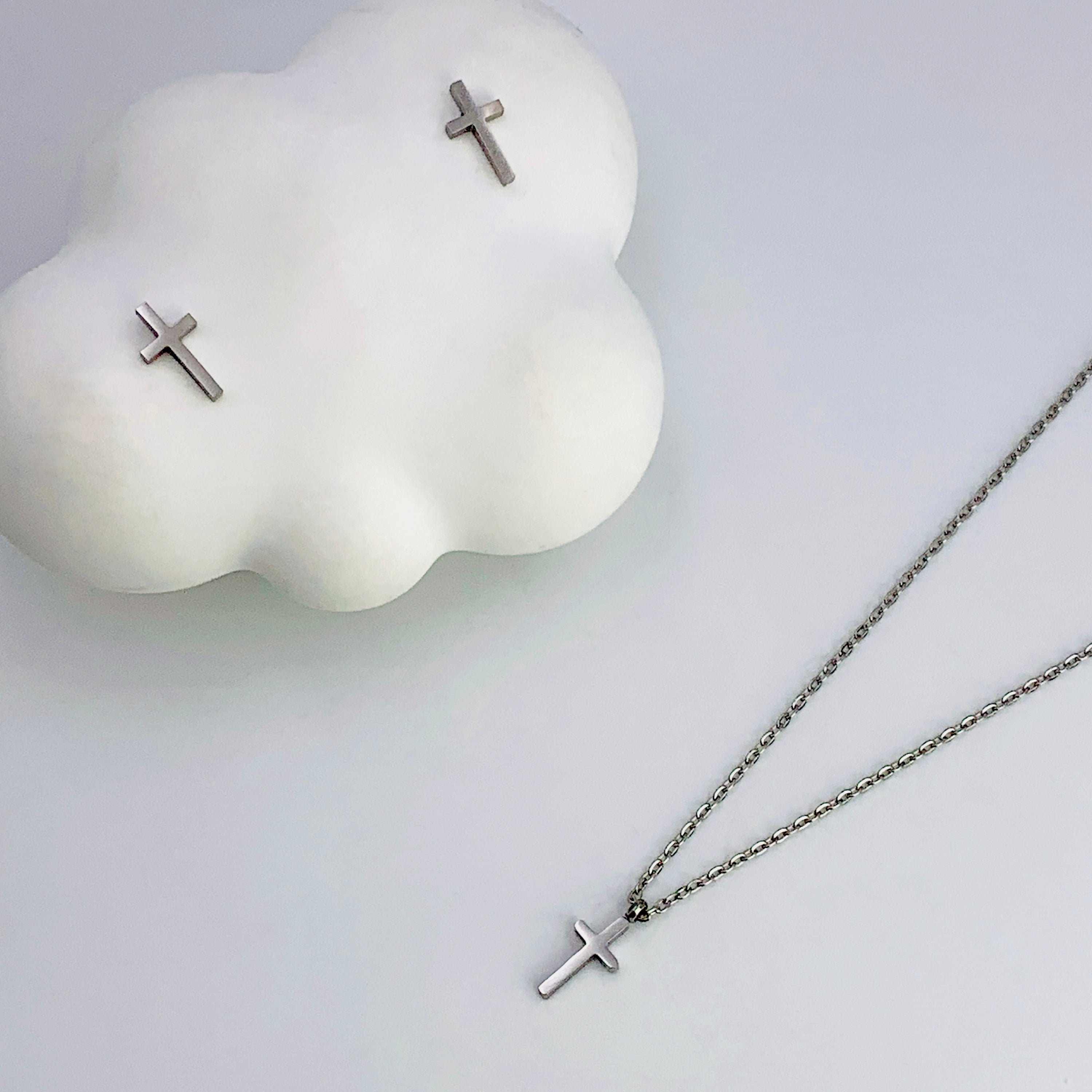 Harmony Silver Cross Set