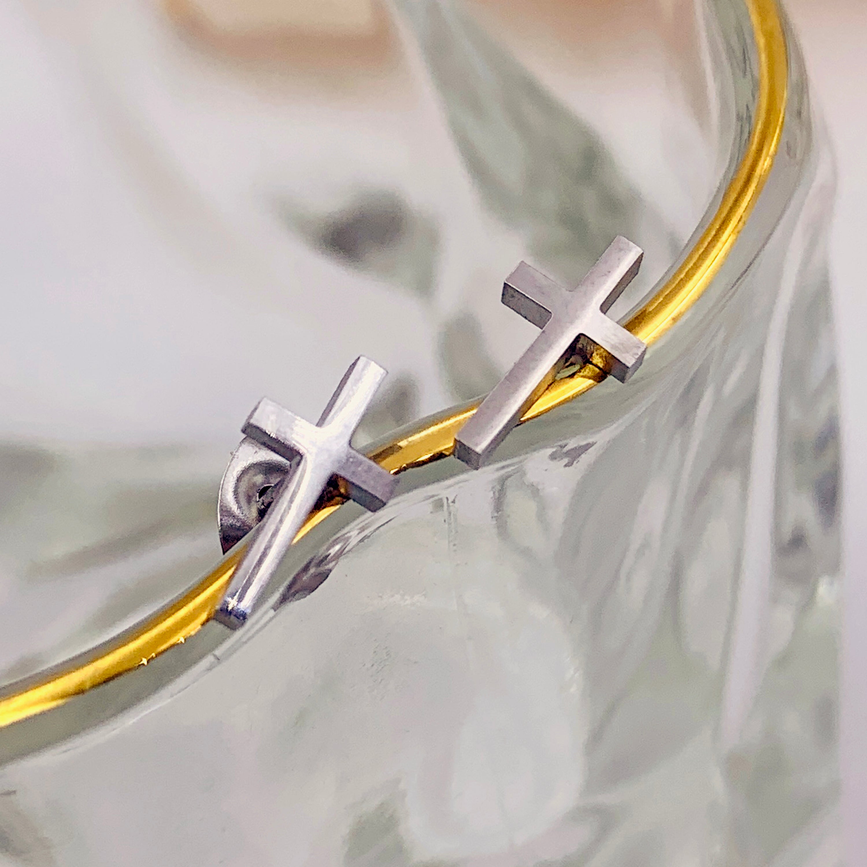 Harmony Silver Cross Set